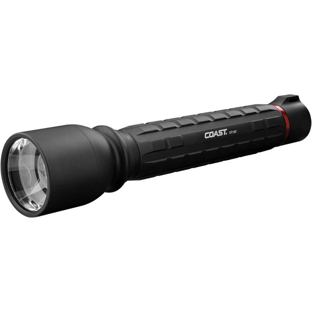 Coast XP18R 3650-Lumen USB-C Rechargeable Dual Power LED Flashlight