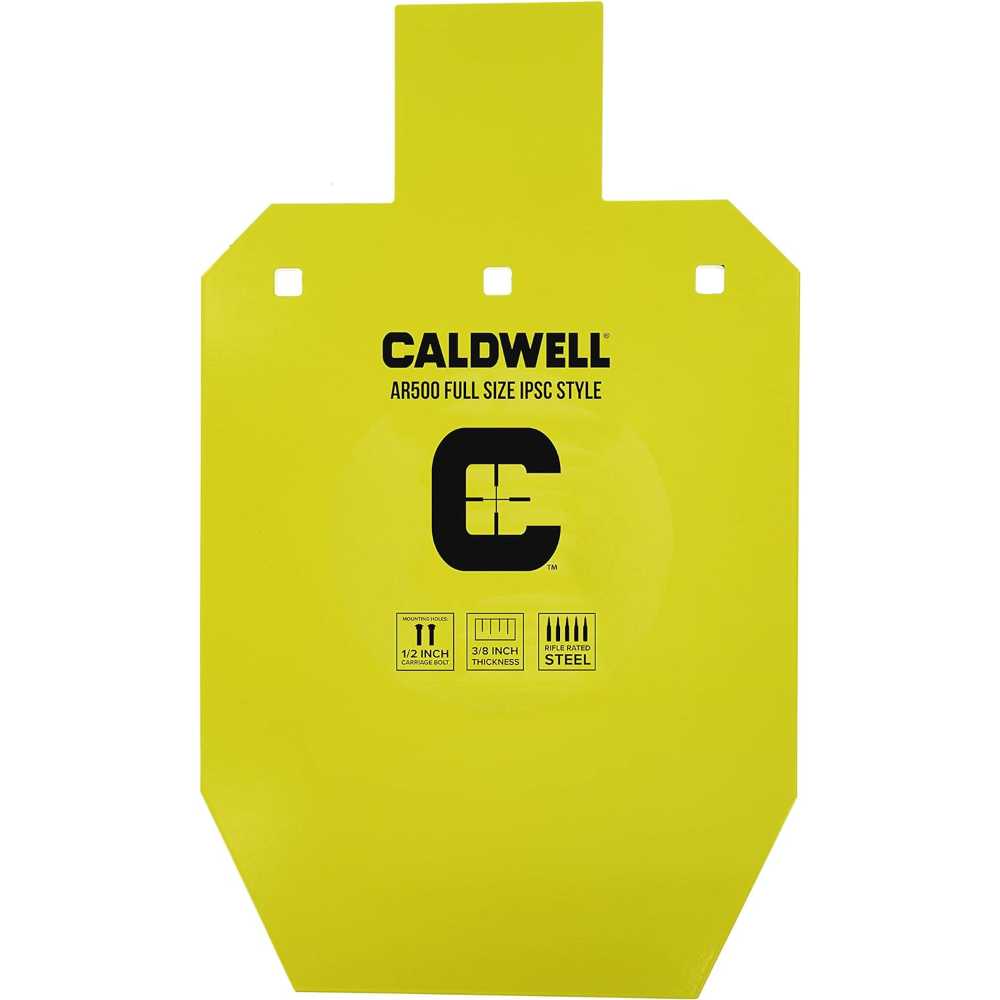 Caldwell Full Size IPSC 3/8" AR500 Steel Target (30" x 18.25")