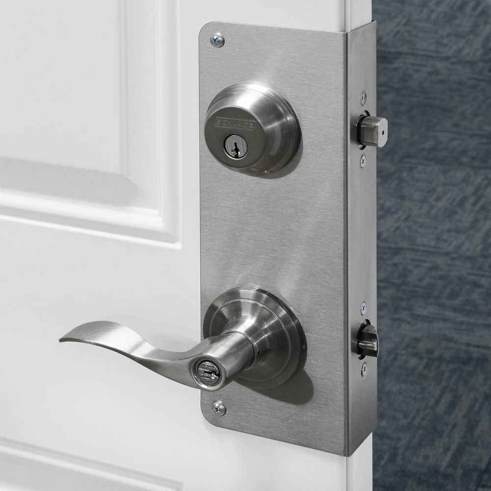 Prime-Line Stainless Steel Lock & Door Reinforcer