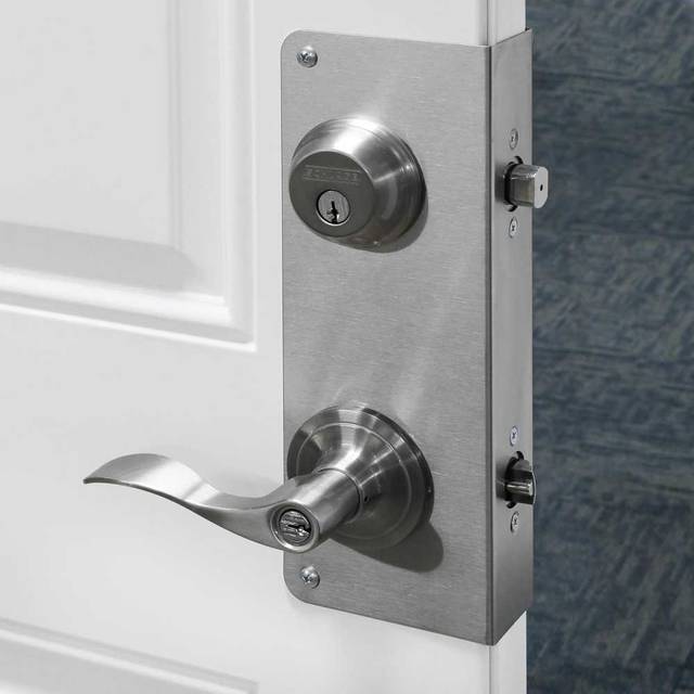 Prime-Line Stainless Steel Lock & Door Reinforcer