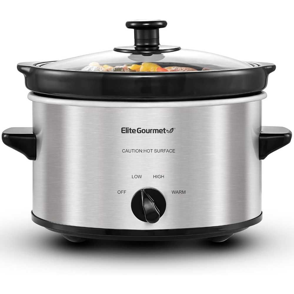 Elite Gourmet 2-Quart Slow Cooker