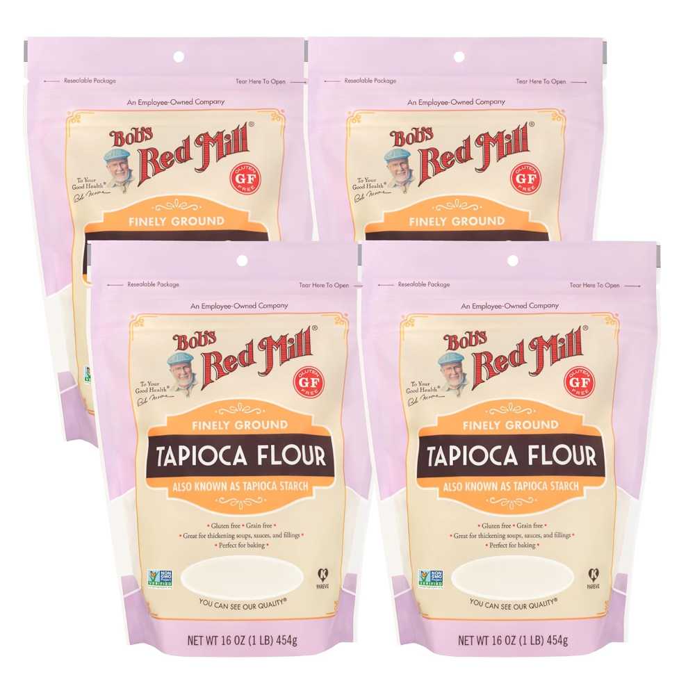4-Pack Bob's Red Mill Tapioca Flour, 16 oz.