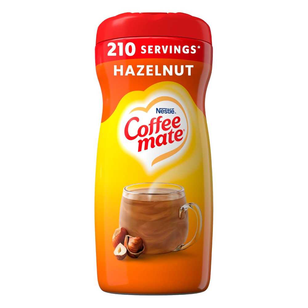 6-Pack Coffee Mate Hazelnut Shelf-Stable Powdered Coffee Creamer, 15 oz.