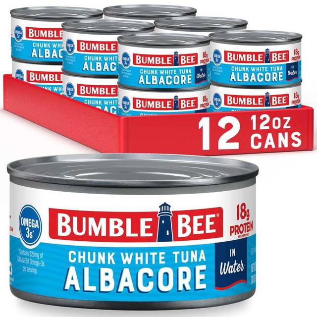 12-Pack Bumble Bee Chunk White Albacore Tuna, 12 oz.