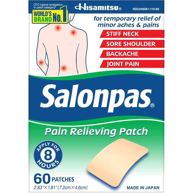 60-Pack Salonpas Small Pain Relieving Patches