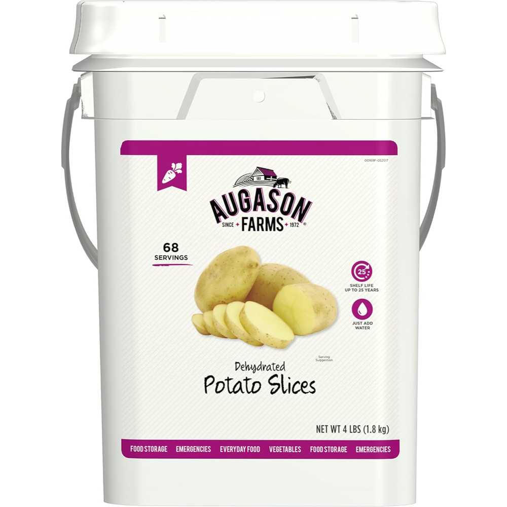 Augason Farms Potato Slices Pail