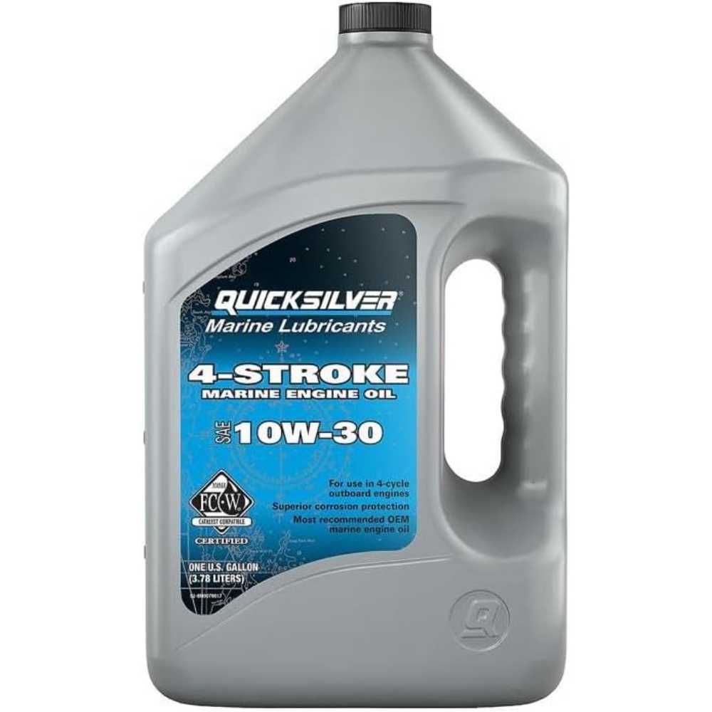 Quicksilver 10W-30 Marine Engine Oil, 1 Gallon
