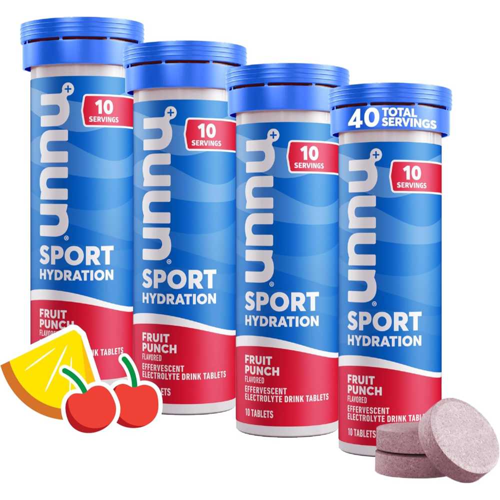 40-Pack Nuun Sport Electrolyte Tablets (Fruit Punch)
