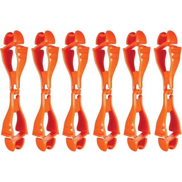 6-Pack Ergodyne Squids Glove Clip Holder w/ Dual Clips
