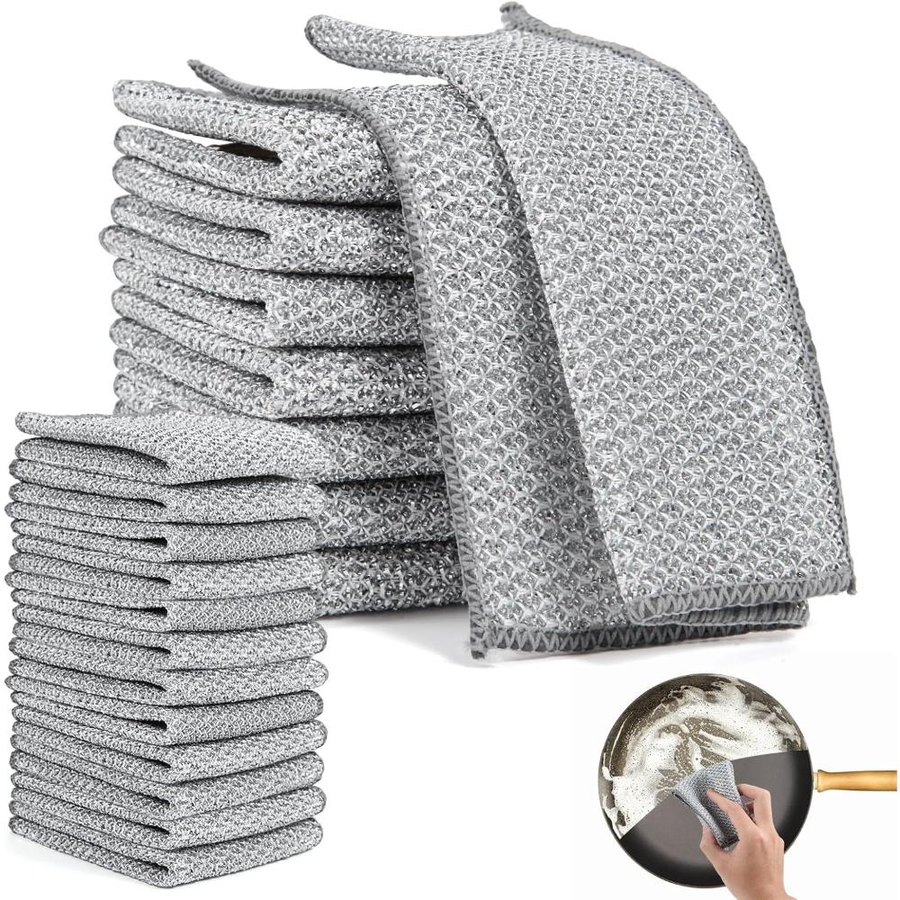 20-Pack VTMCUI Multipurpose Wire Dishcloth