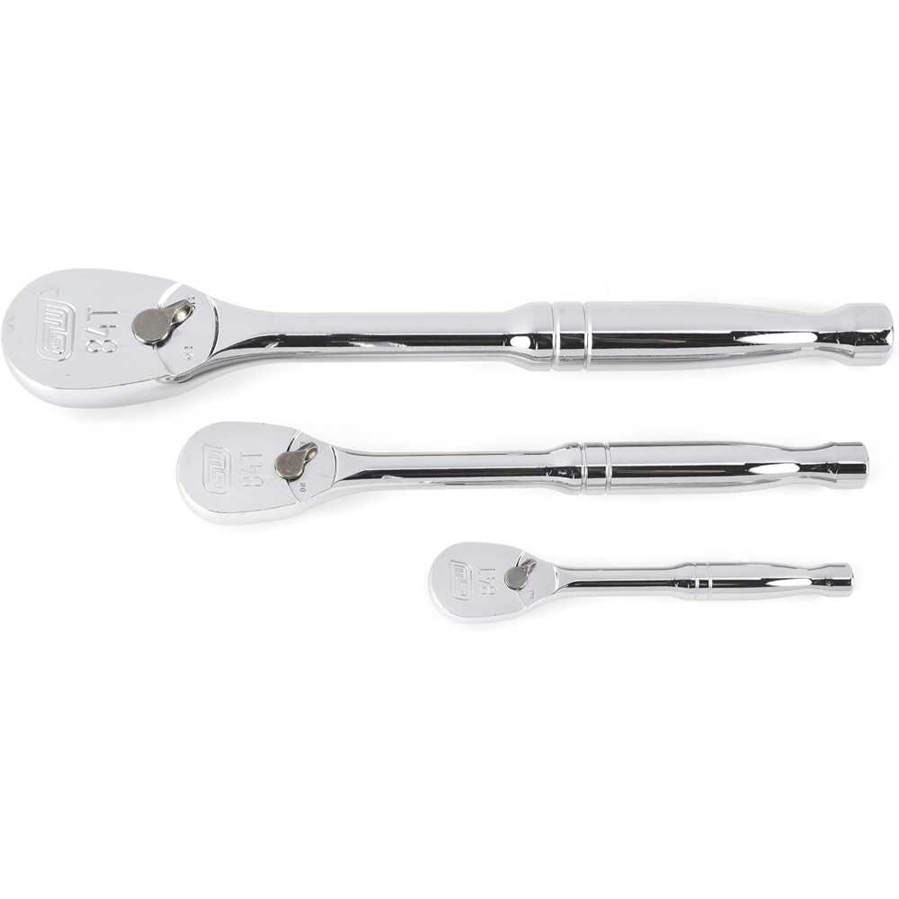 GEARWRENCH 3-Piece 84-Tooth Teardrop Ratchet Set (1/4", 3/8" & 1/2" Drive)