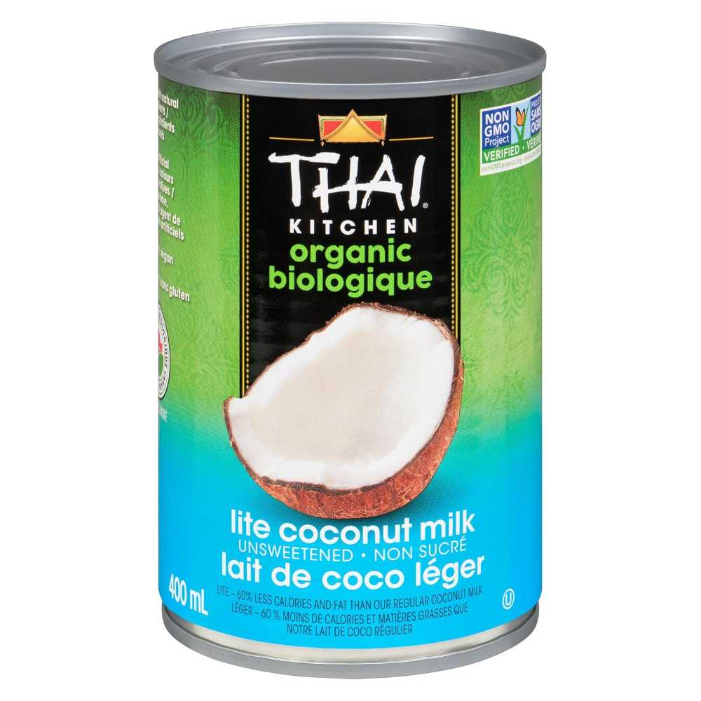 6-Pack Thai Kitchen Organic Unsweetened Lite Coconut Milk, 13.66 oz.