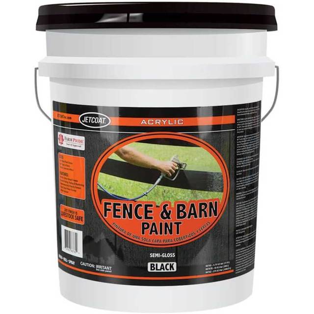 Jetcoat Fence & Barn Paint, 5 gal. (Black)