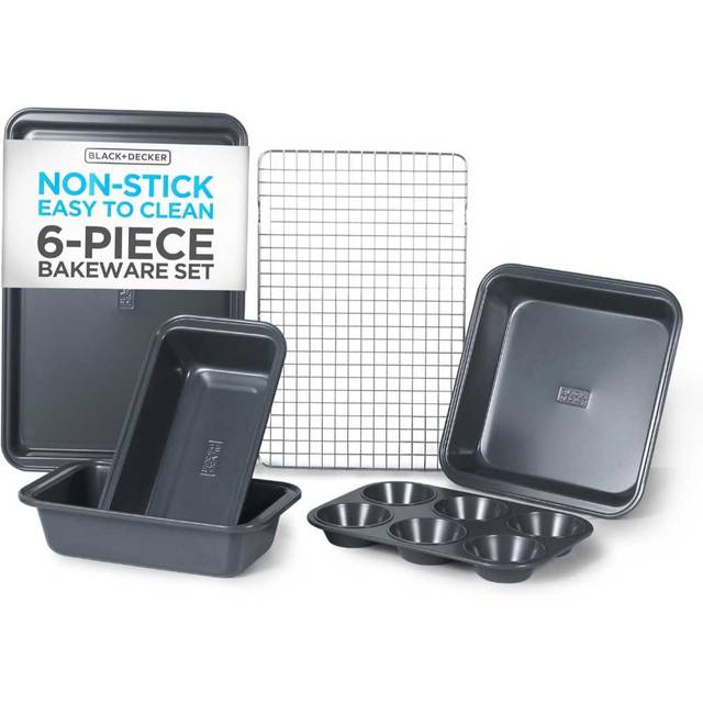 BLACK+DECKER 6-Piece Carbon Steel Bakeware Set