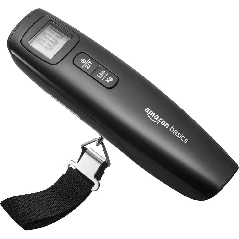 Prime Members: Amazon Basics 100 lbs. Portable Digital Luggage Scale