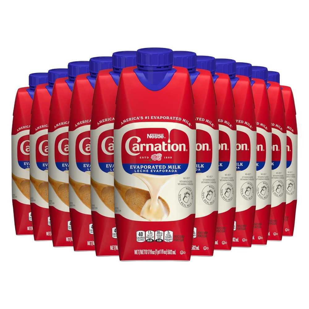 12-Pack Carnation Evaporated Milk, 17 oz.