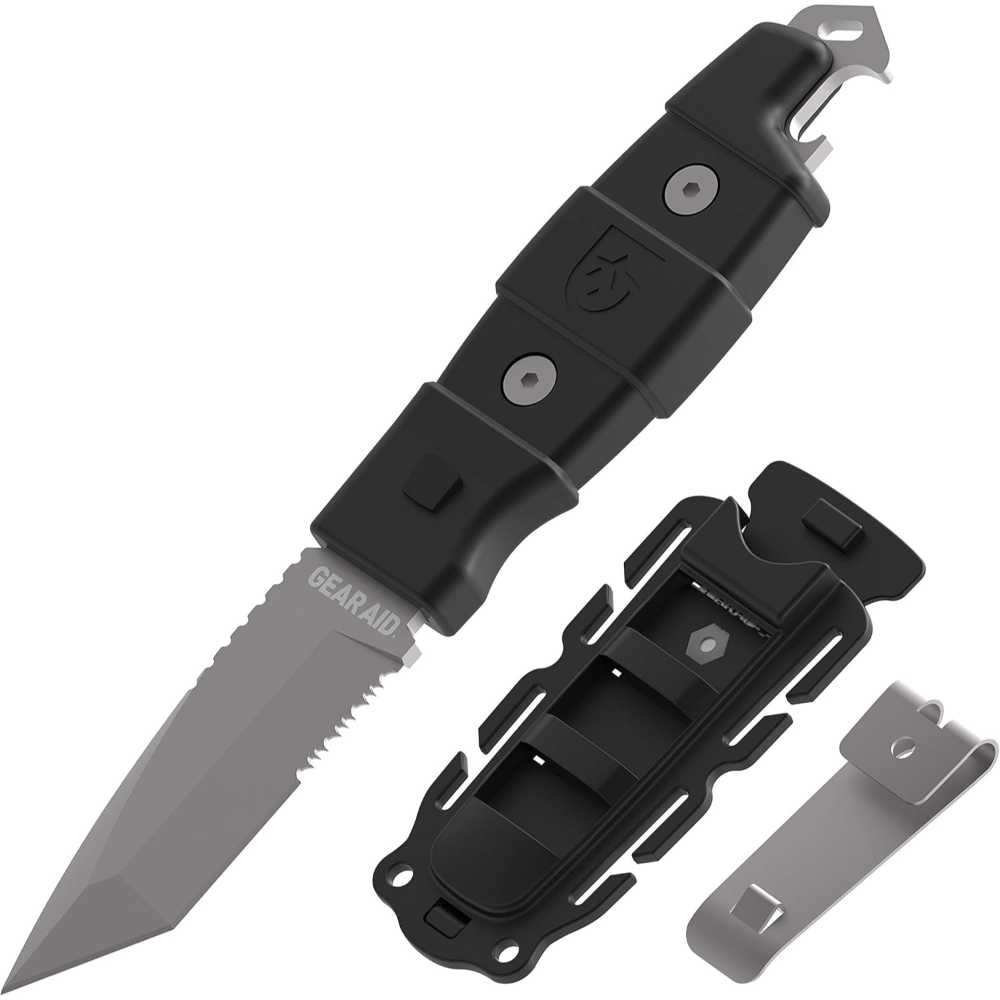 Gear Aid Kotu Tanto 3" Fixed Blade Knife w/ MOLLE Sheath