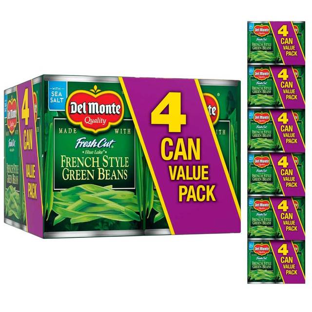 24-Pack Del Monte Blue Lake French Style Green Beans, 14.5 oz.