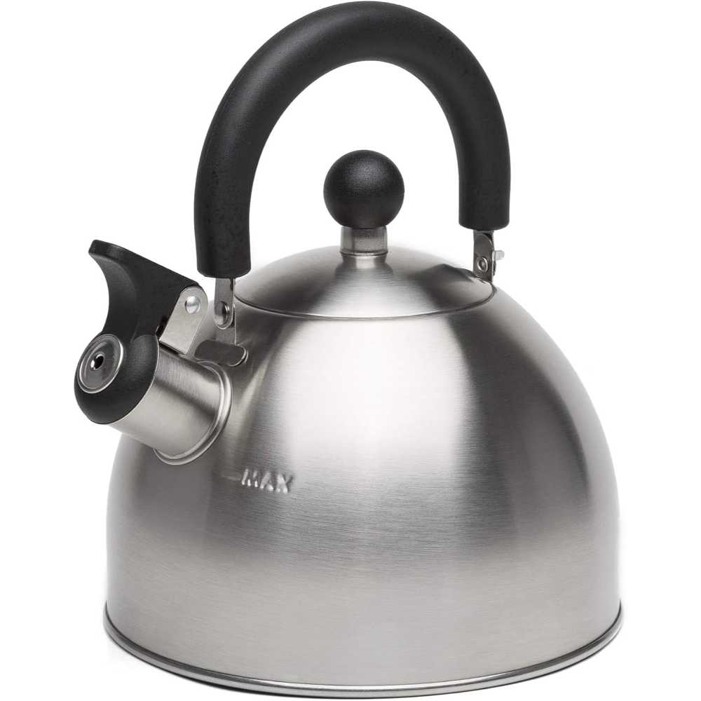 Prime Members: Primula Stewart Stainless Steel Whistling Stovetop Kettle, 1.5 qt.
