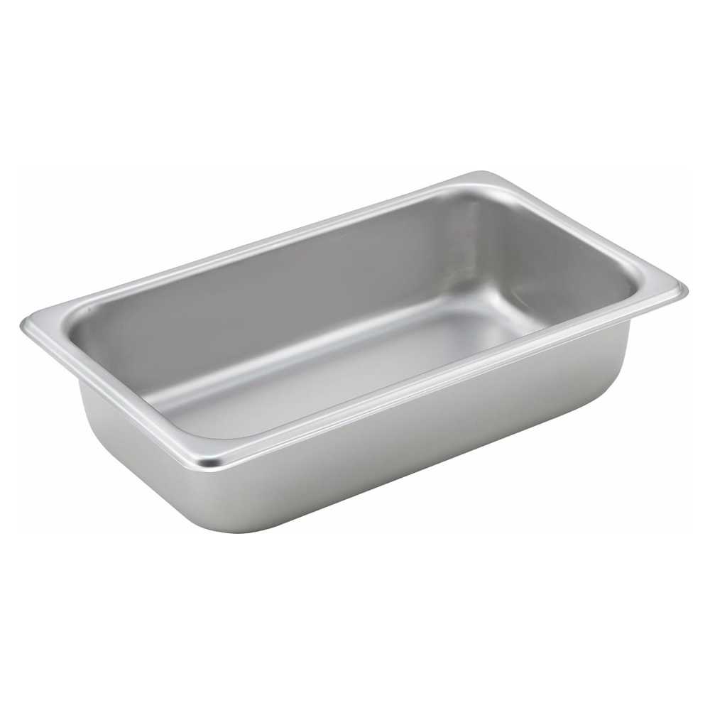 Winco 1/4 Size Stainless Steel Pan