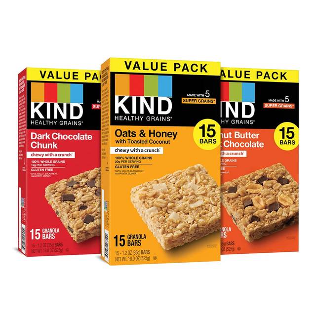 45-Pack KIND Healthy Grains Bars (Variety Pack)
