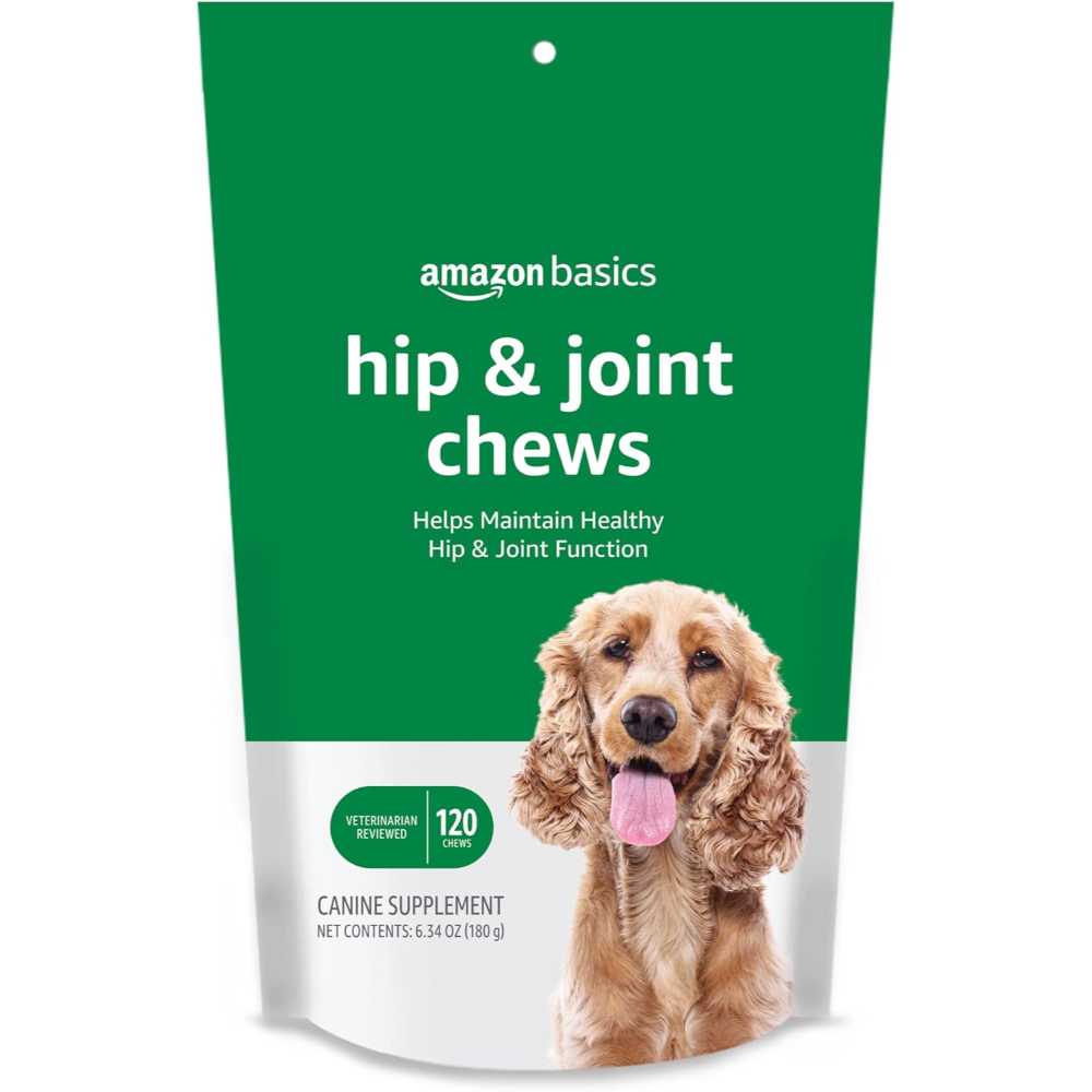 120-Pack Amazon Basics Dog Hip & Joint Chews