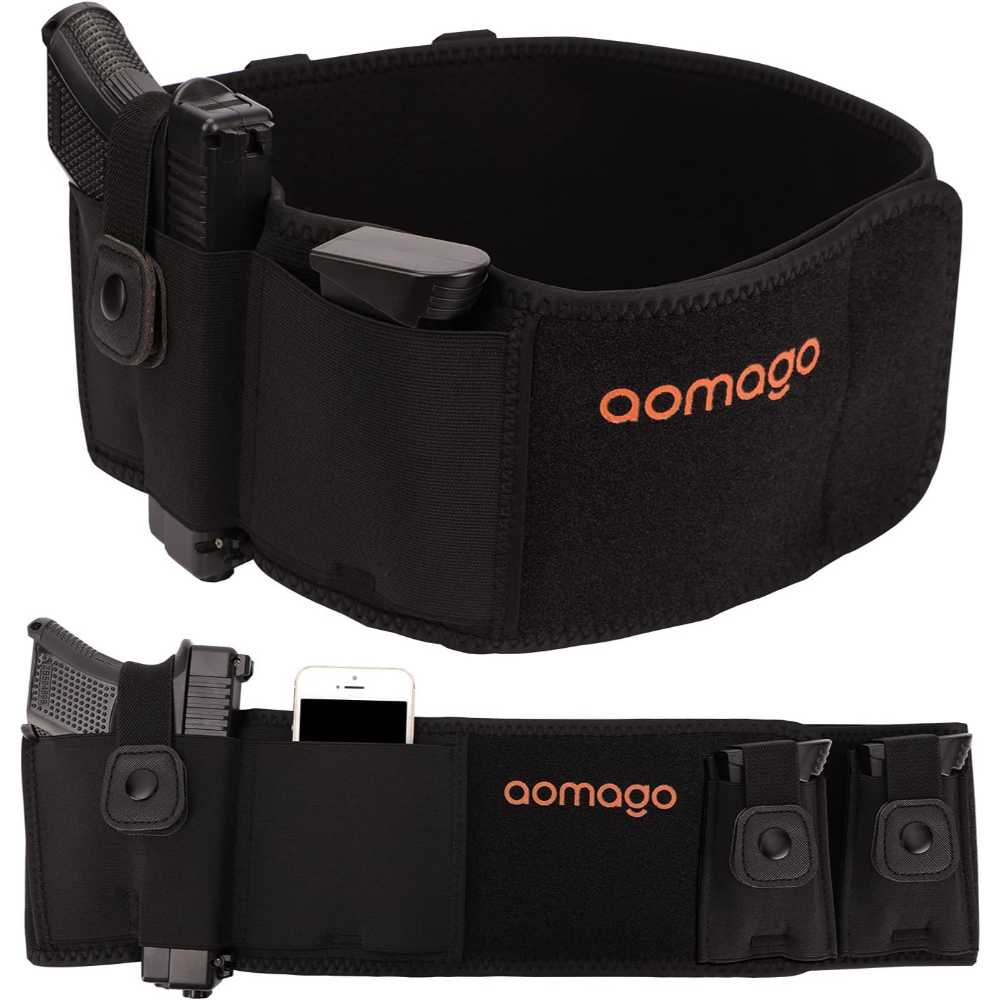 Aomago Concealed Carry Belly Band Holster (Various Sizes)