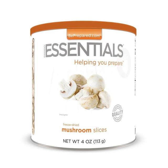 Freeze-Dried Mushroom Slices #10 Can