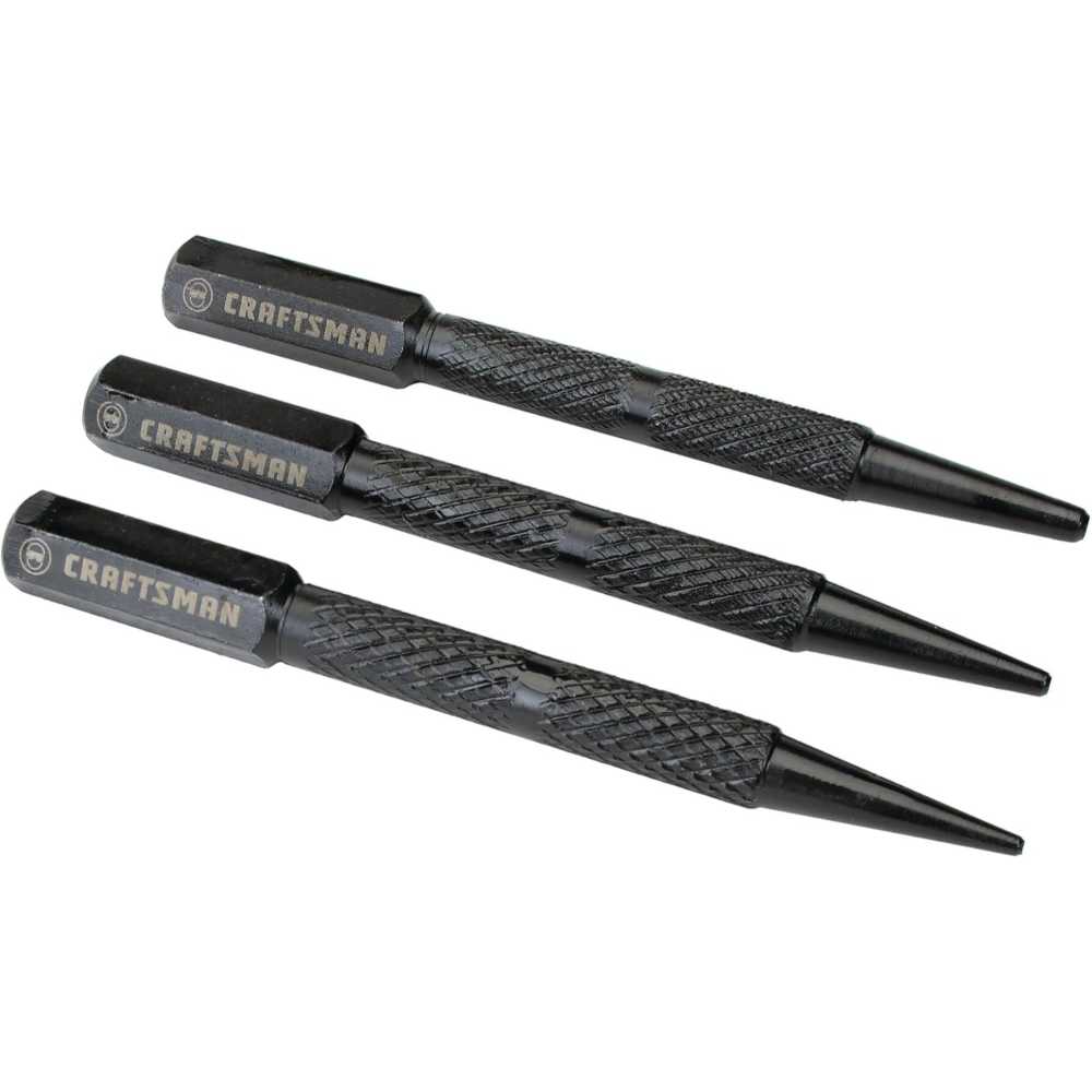 Craftsman 3-Piece Steel Nail Set