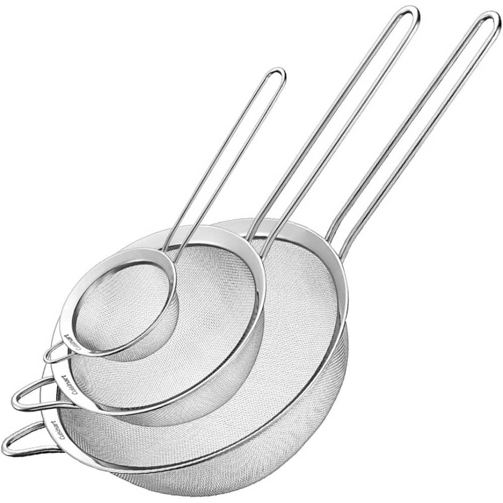 3-Piece Cuisinart Mesh Strainers Set