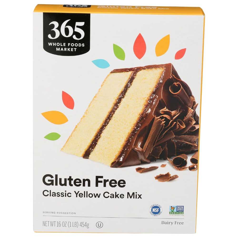 Whole Foods Market Gluten Free Yellow Cake Mix, 16 oz.
