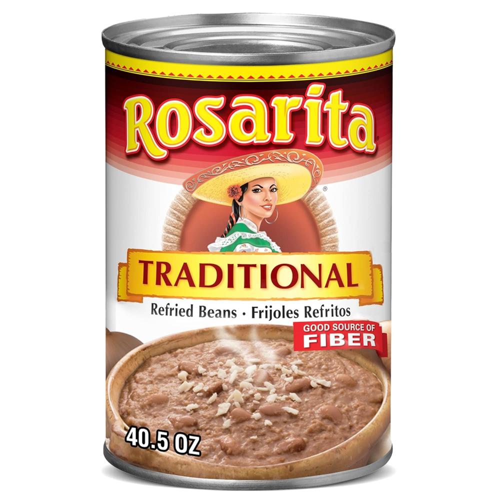 Rosarita Traditional Refried Beans, 40.5 oz.