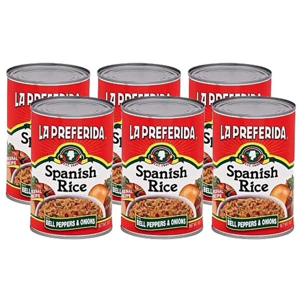 6-Pack La Preferida Canned Spanish Rice, 15 oz.