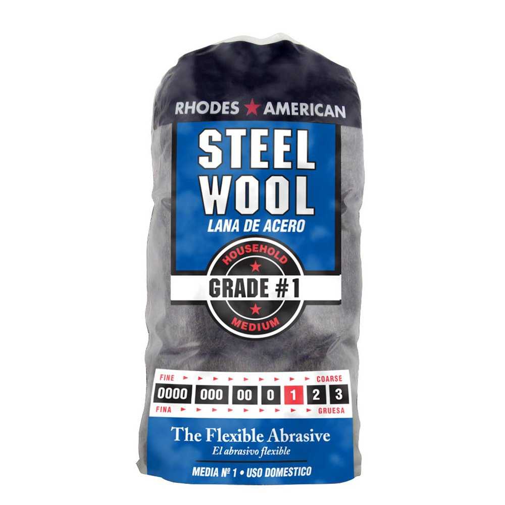 12-Pack Rhodes American Steel Wool (Medium Grade #1)