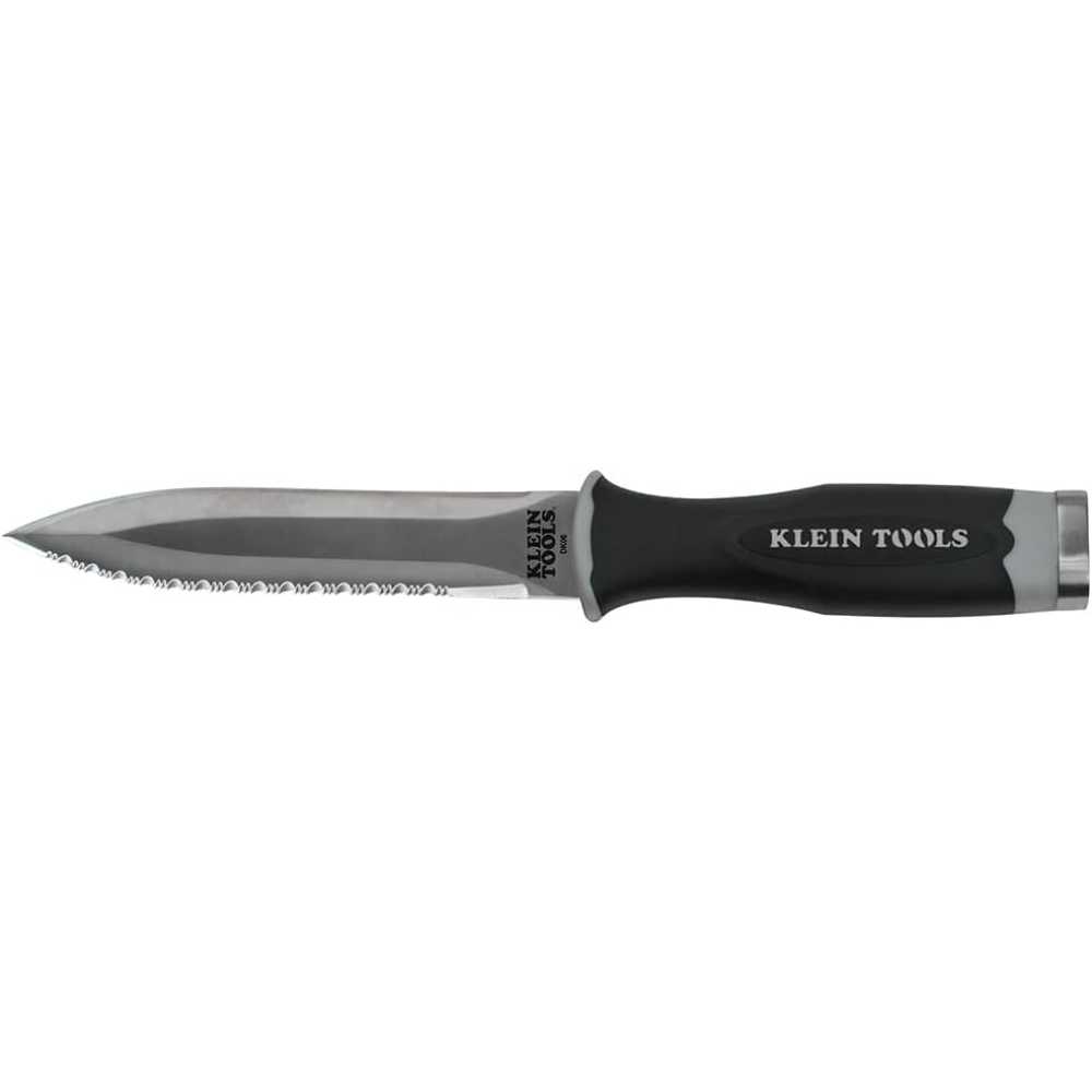 Klein Tools 5.5" Serrated Duct Knife w/ Sheath