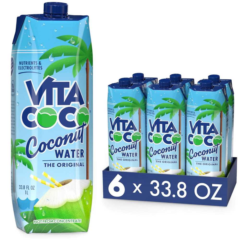 6-Pack Vita Coco Coconut Water, 33.8 oz.