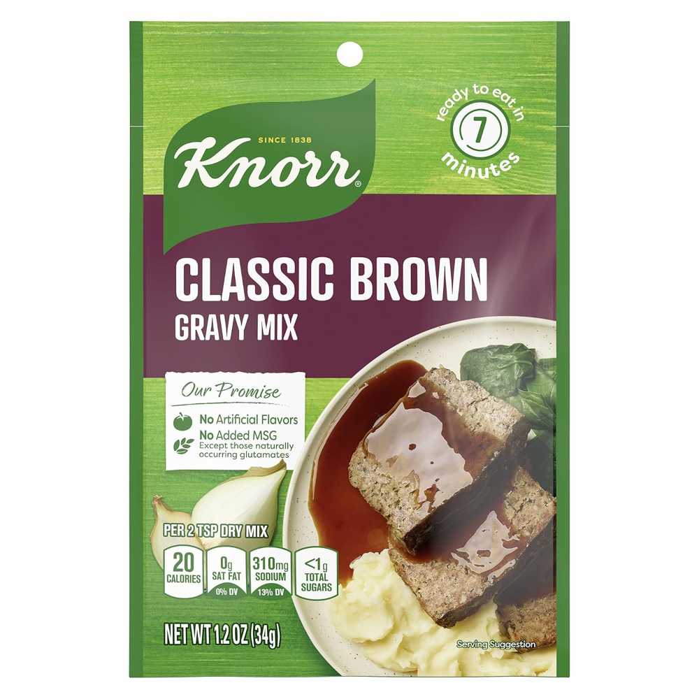 24-Pack Knorr Classic Brown Gravy Mix, 1.2 oz.