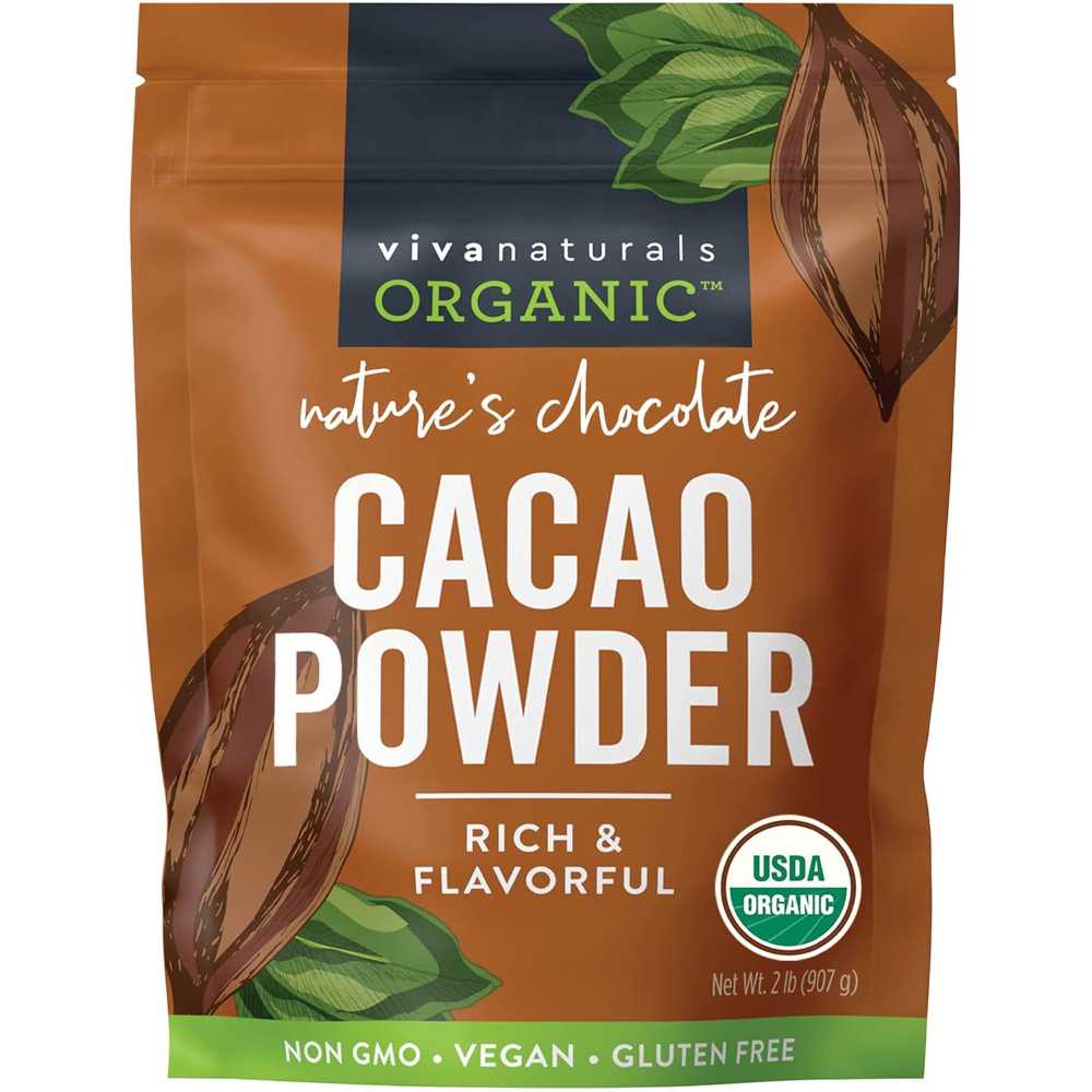 Viva Naturals Organic Cacao Powder, 2 lbs.