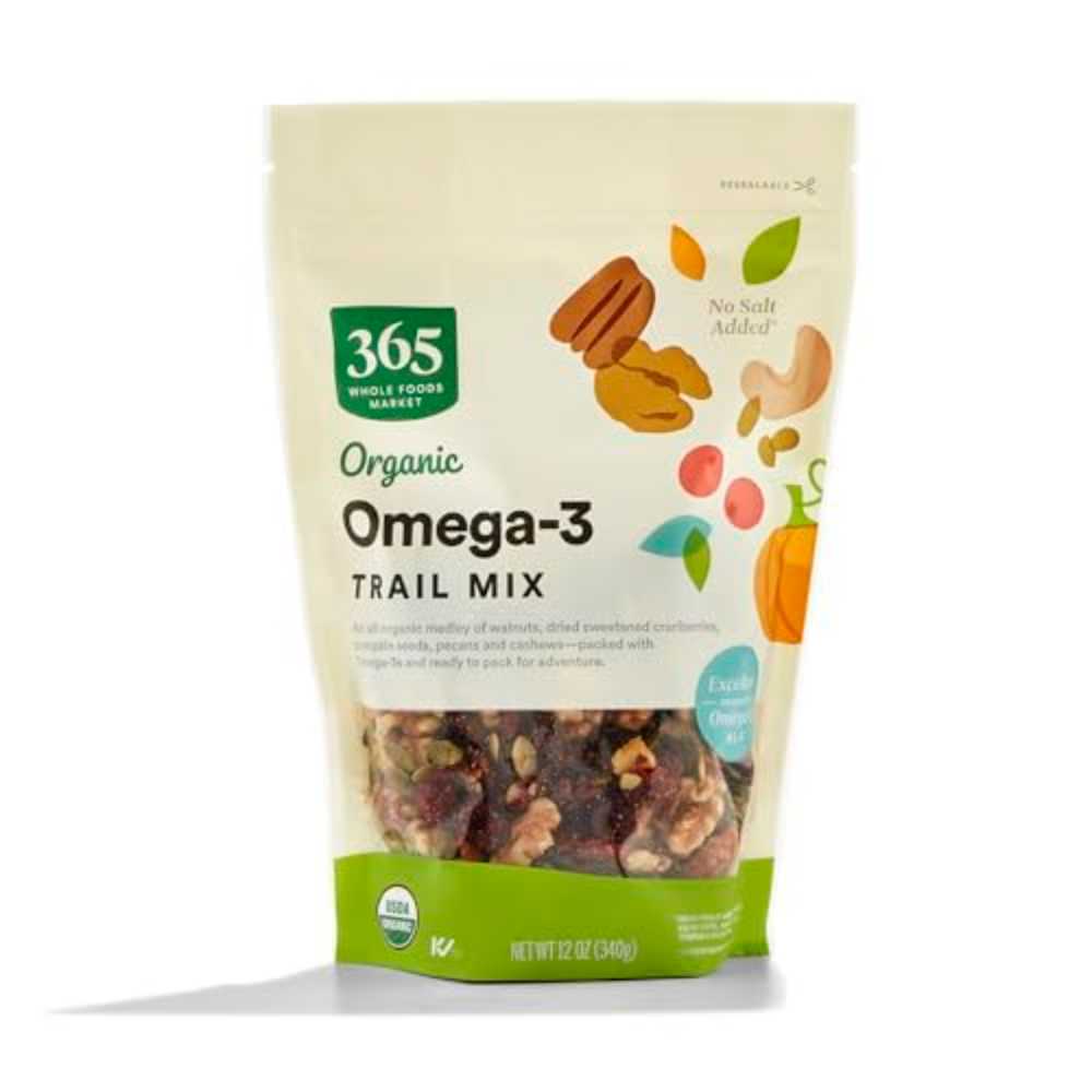 Whole Foods Organic Omega-3 Trail Mix, 8.8 oz.