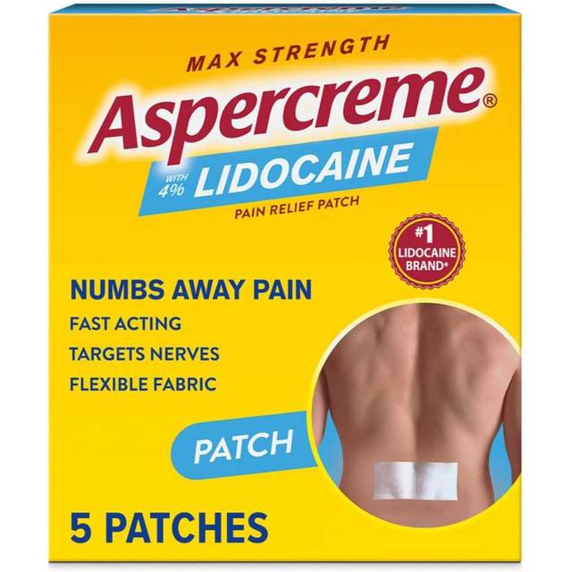 5-Pack Aspercreme Max Strength Lidocaine Pain Relief Patch