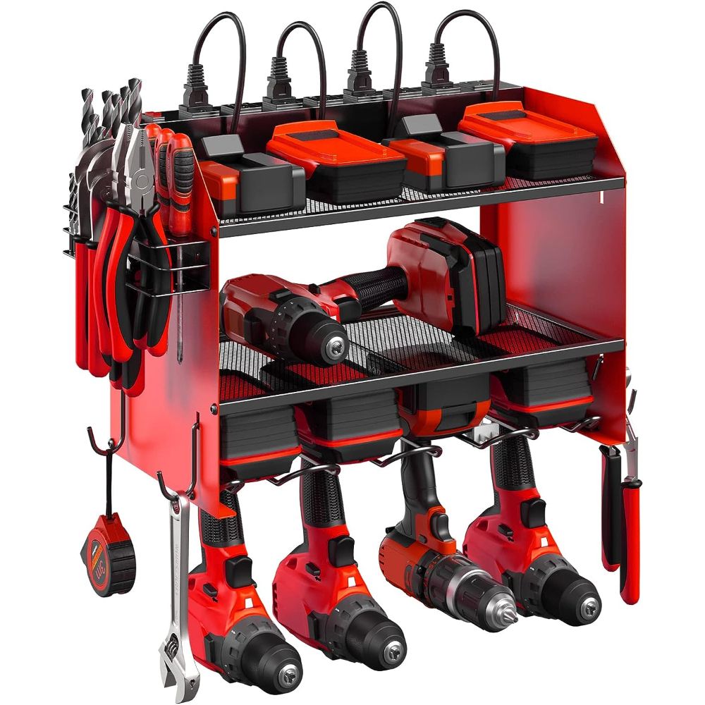 CCCEI Modular Power Tool Organizer w/ Charging Station