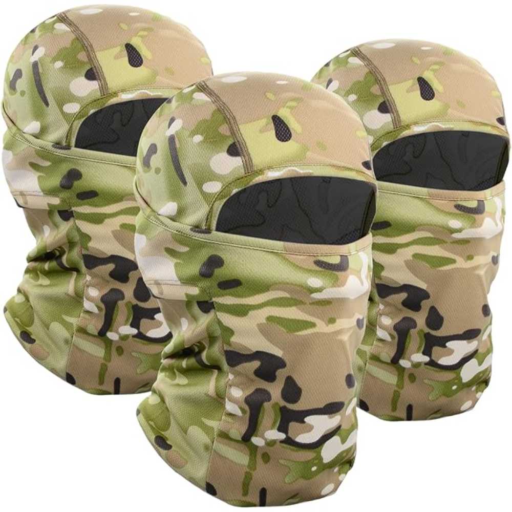 3-Pack Wtactful Breathable Balaclava Face Masks (Various Colors)