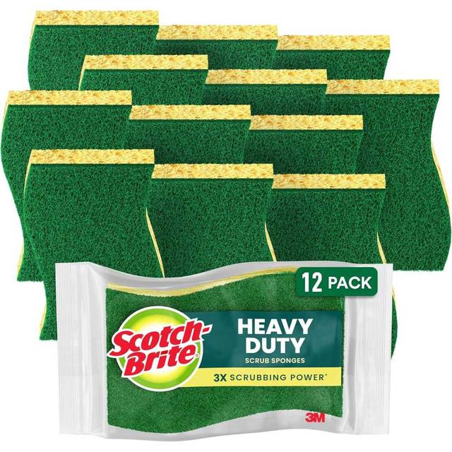 12-Pack Scotch-Brite Heavy Duty Scrub Sponges
