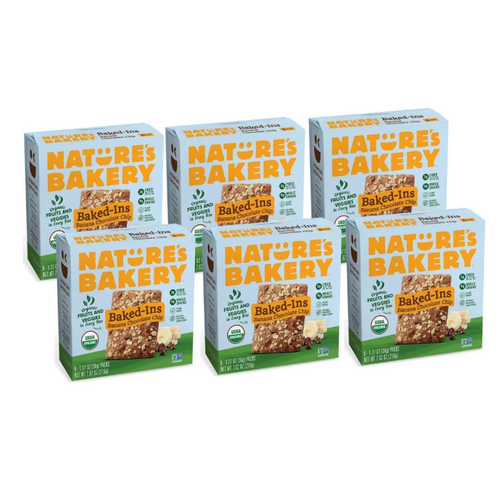 36-Pack Nature's Bakery Organic Baked-Ins Bars (Banana Chocolate Chip)