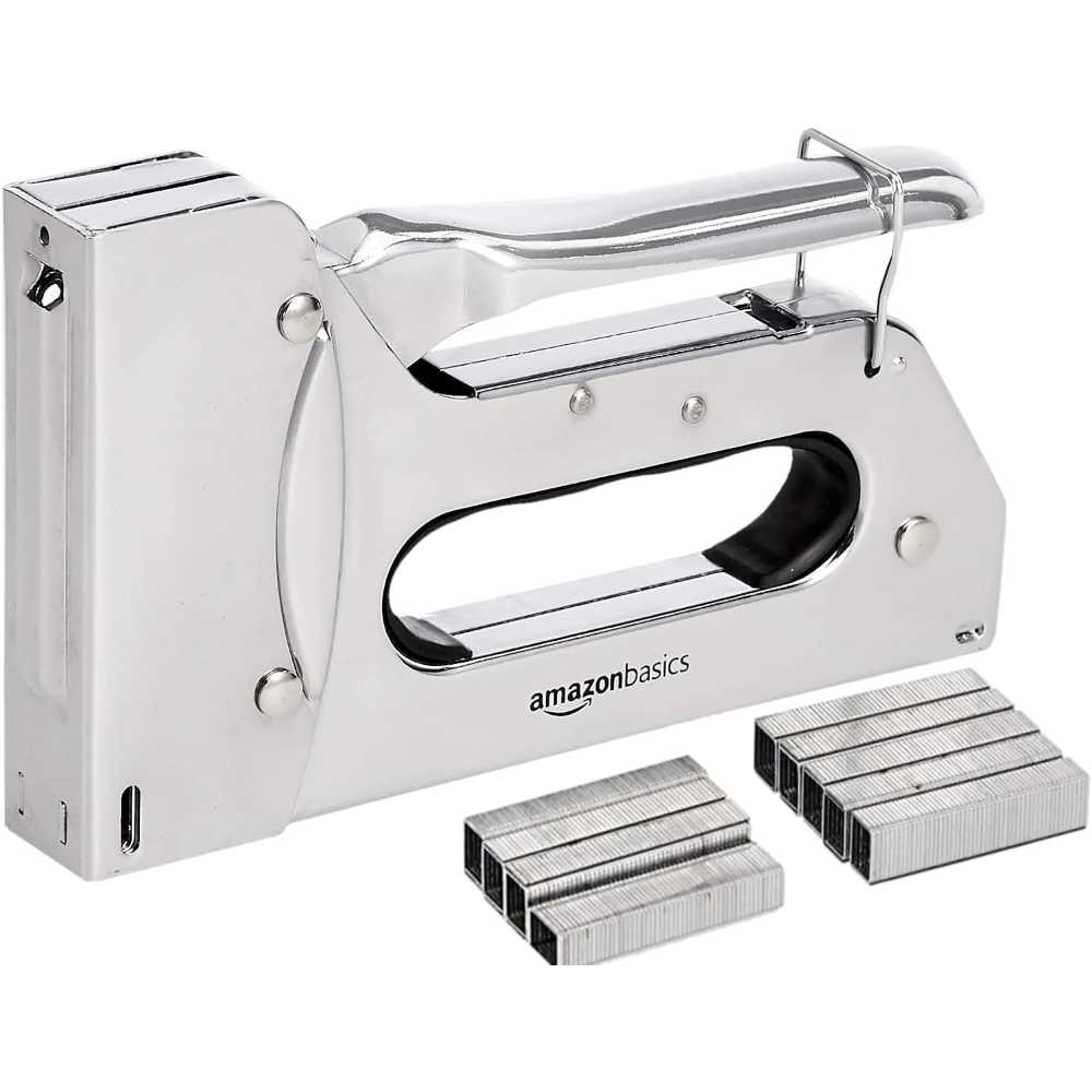 Amazon Basics Staple Gun w/ 1000 Staples
