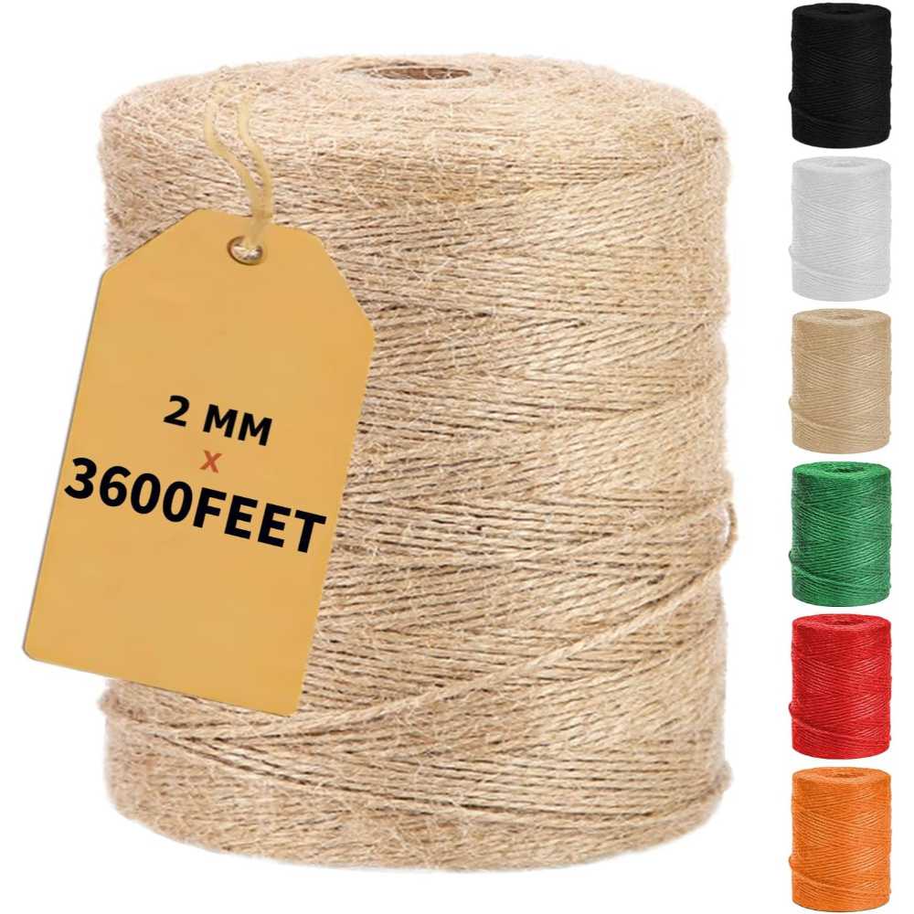 Vanhench 3600' Natural Jute Twine String