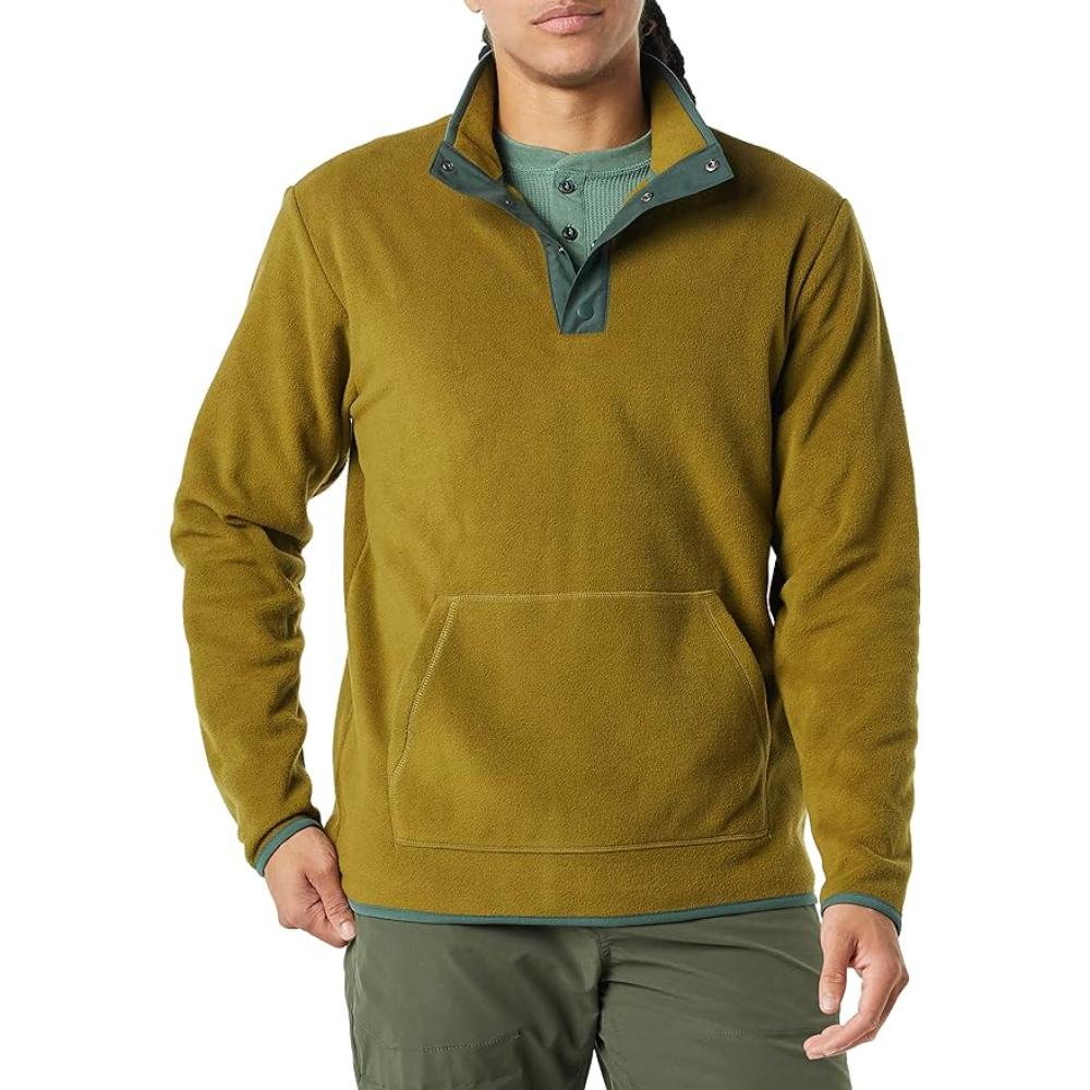 Amazon Essentials Snap-Front Pullover Polar Fleece Jacket (Various Colors and Sizes)