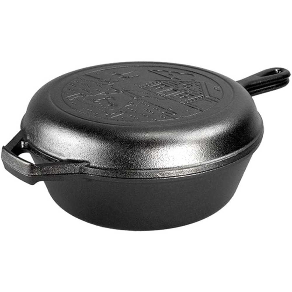Lodge Cast Iron Cabin Combo Cooker, 3.2 qt.