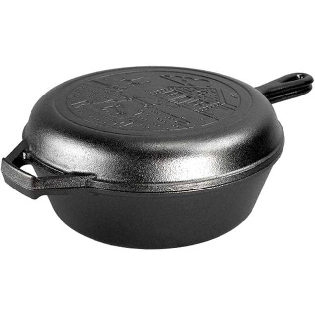 Lodge Cast Iron Cabin Combo Cooker, 3.2 qt.