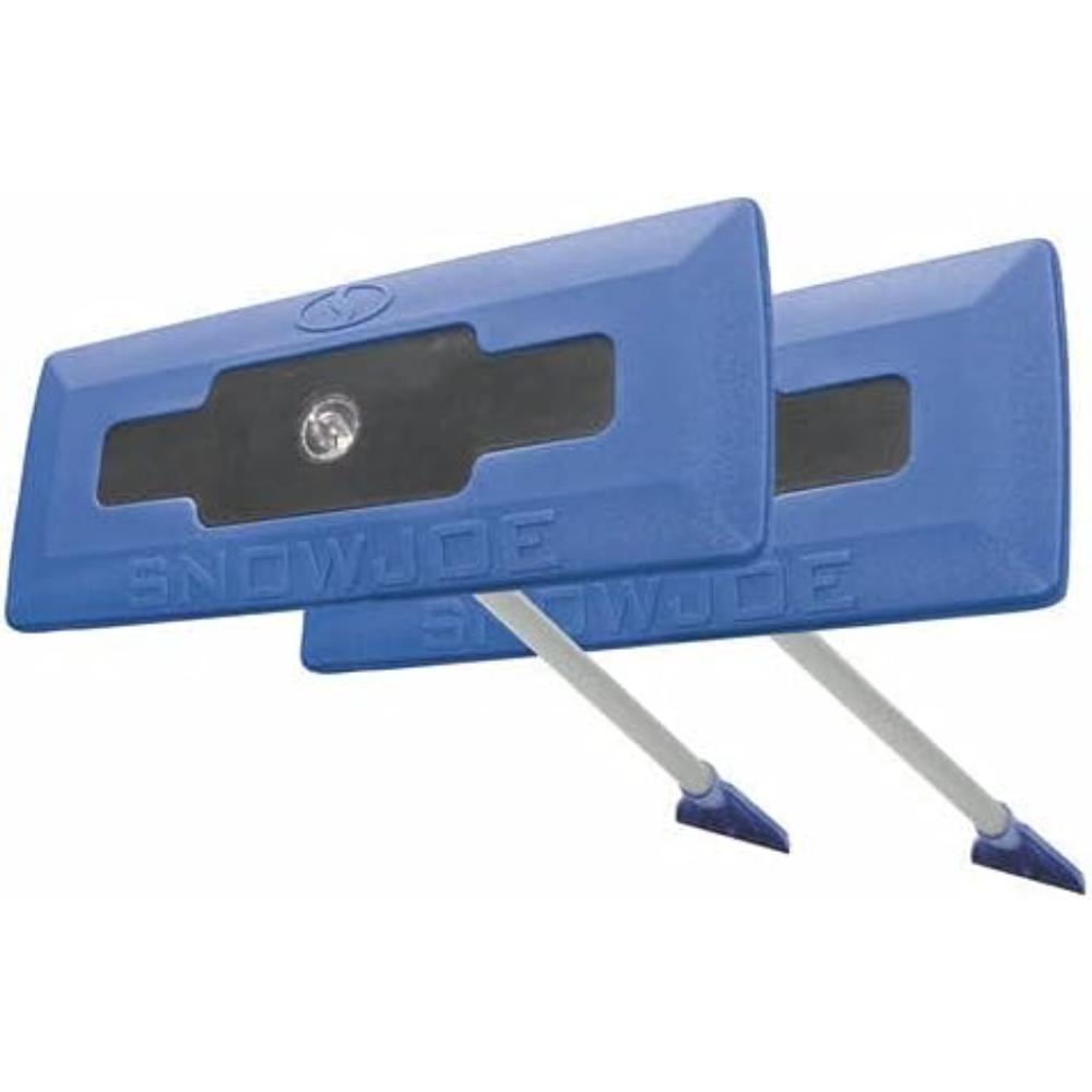 2-Pack Snow Joe Telescoping Snow Broom + Ice Scraper